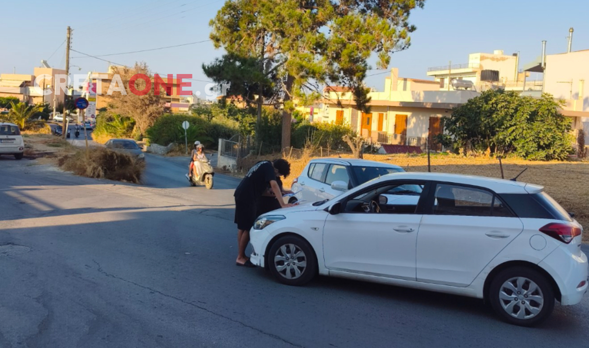Ηράκλειο: Νέο τροχαίο στην οδό Ανθέων – Συχνά τα ατυχήματα στο σημείο