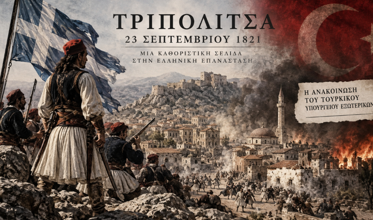 Τουρκικό ΥΠΕΞ για την Άλωση της Τριπολιτσάς: Κάνει λόγο για «σφαγές του Μοριά» και «πολιτική εξόντωσης»