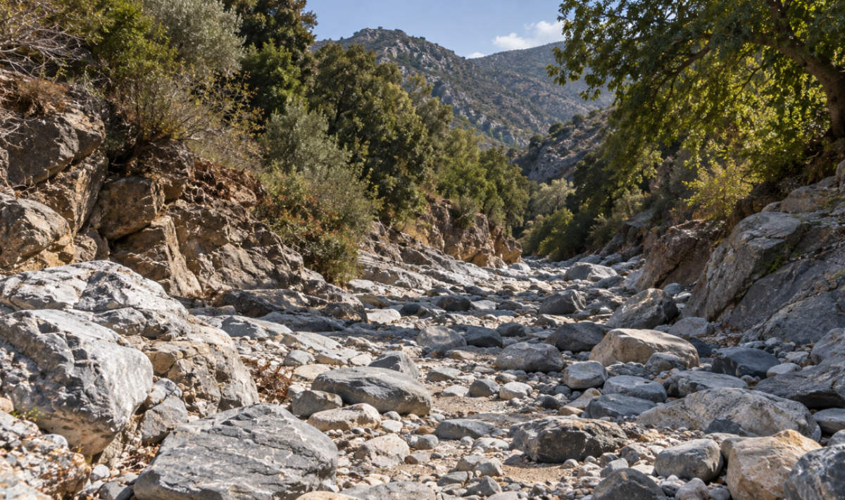 Υπάρχουν ποτάμια στην Ελλάδα που τα βλέπεις μόνο λίγες ημέρες τον χρόνο