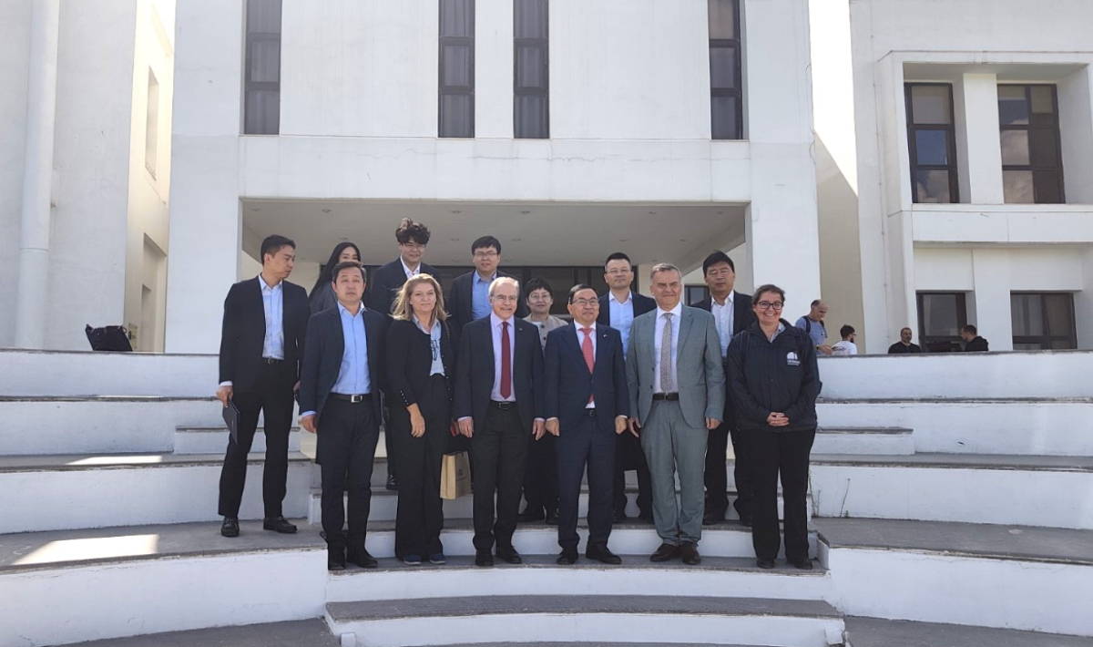 Επίσημη επίσκεψη στο ΙΤΕ του Πρέσβη της Λαϊκής Δημοκρατίας της Κίνας στην Ελλάδα (φωτογραφίες)