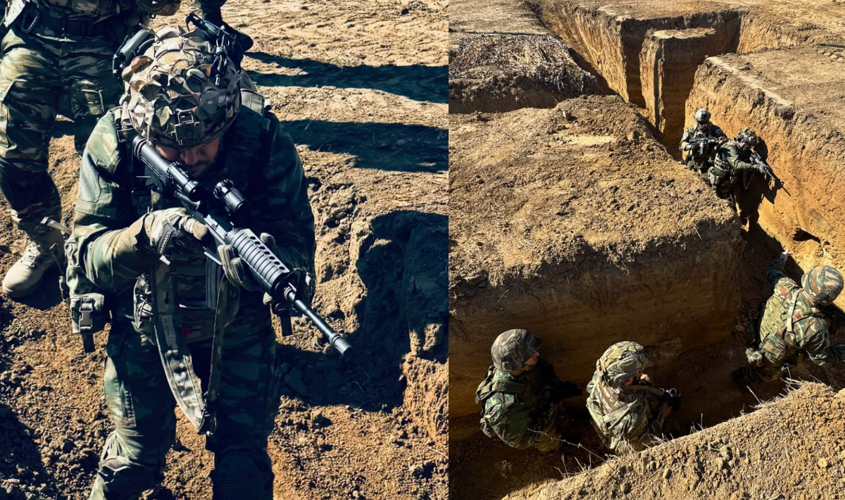 Ηράκλειο: Εκπαίδευση της ΛΕΦΕΔ σε «πόλεμο χαρακωμάτων»
