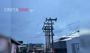 Κνωσού: Blackout για ώρες με την… πρώτη βροχή (φωτογραφίες)