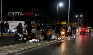 Τροχαίο στο Ηράκλειο: Βαριά τραυματισμένος νεαρός δικυκλιστής – Μεταφέρθηκε στο ΠΑΓΝΗ