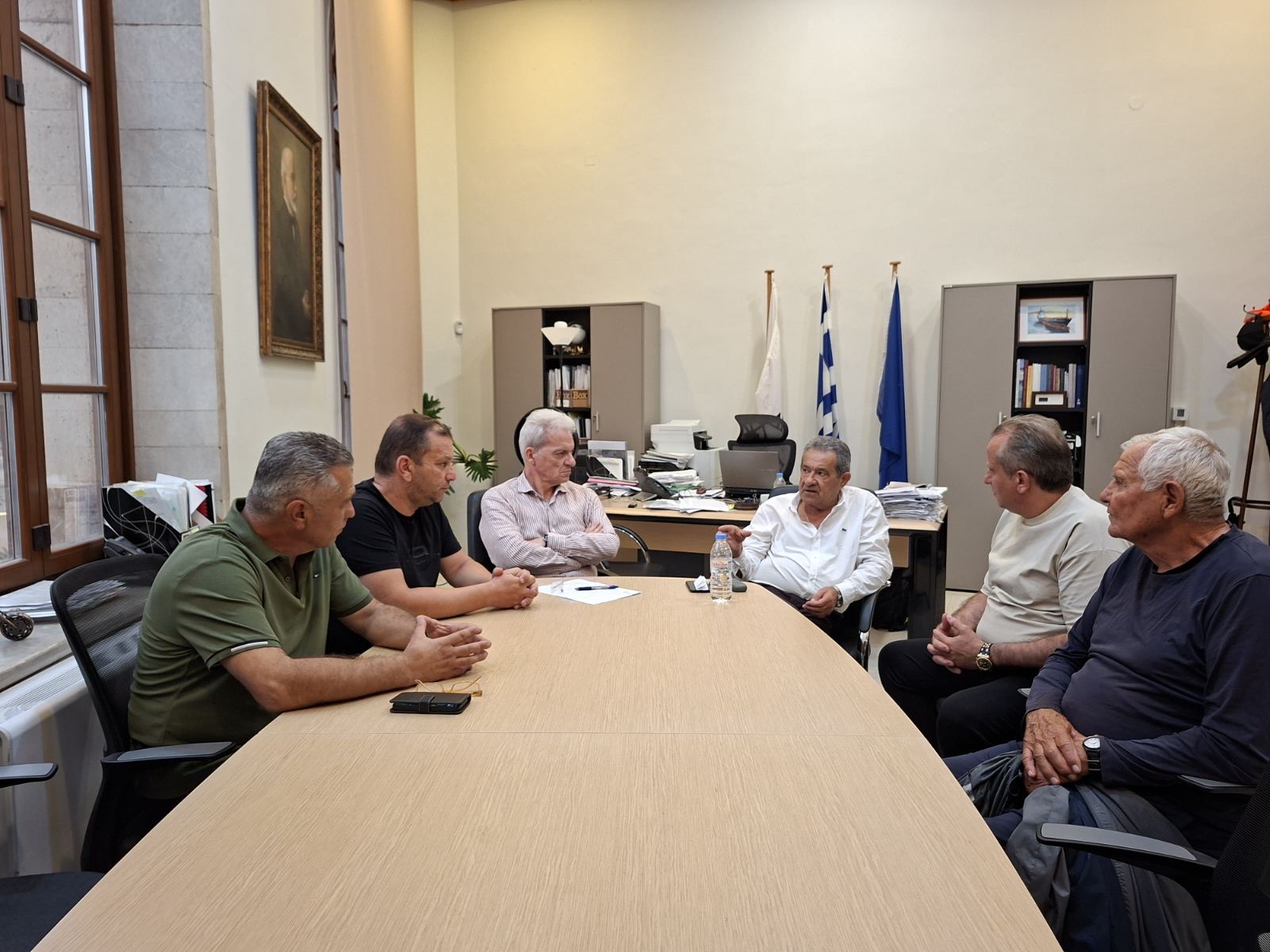Συνεχίζονται οι διαδοχικές συναντήσεις του Δημάρχου Ηρακλείου Αλέξη Καλοκαιρινού με Συλλόγους και Φορείς της πόλης
