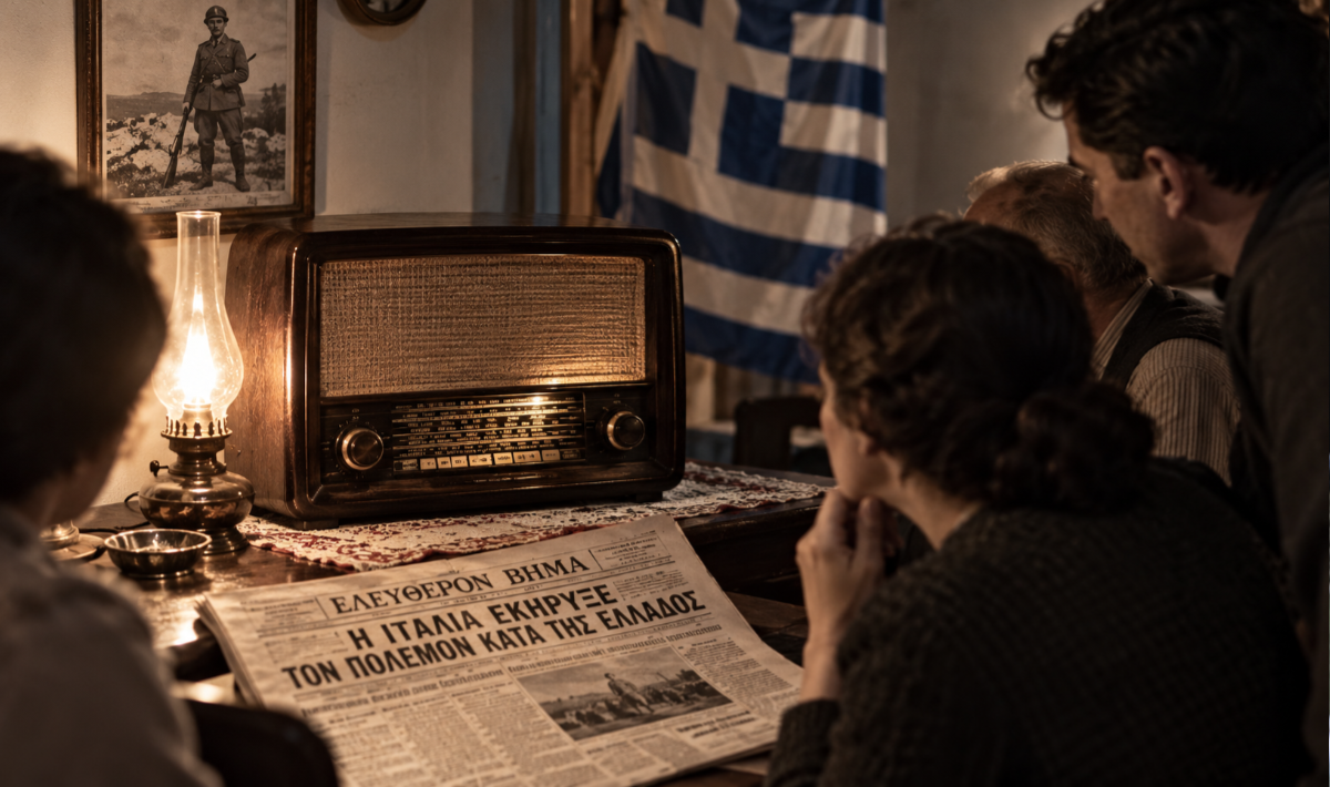 28η Οκτωβρίου 1940: Τι άκουσαν οι Έλληνες από το ραδιόφωνο όταν ξέσπασε ο πόλεμος