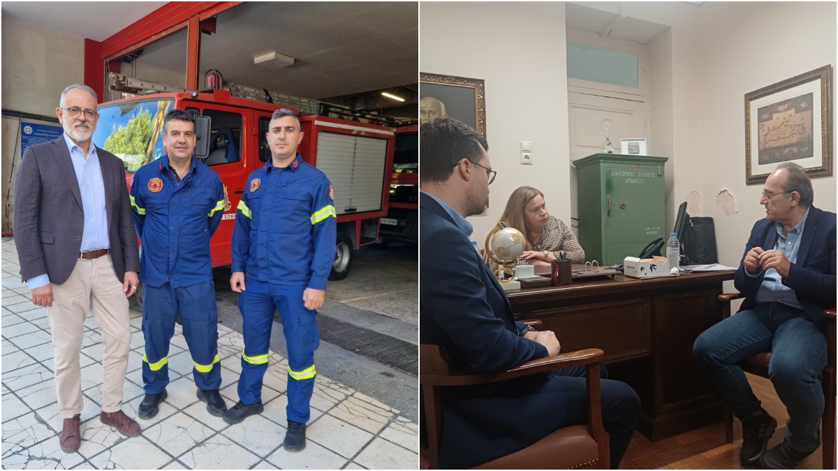 «Έφοδος» τομεαρχών της ΕΛΑΣ σε Πυροσβεστική και Δικαστήρια Ηρακλείου