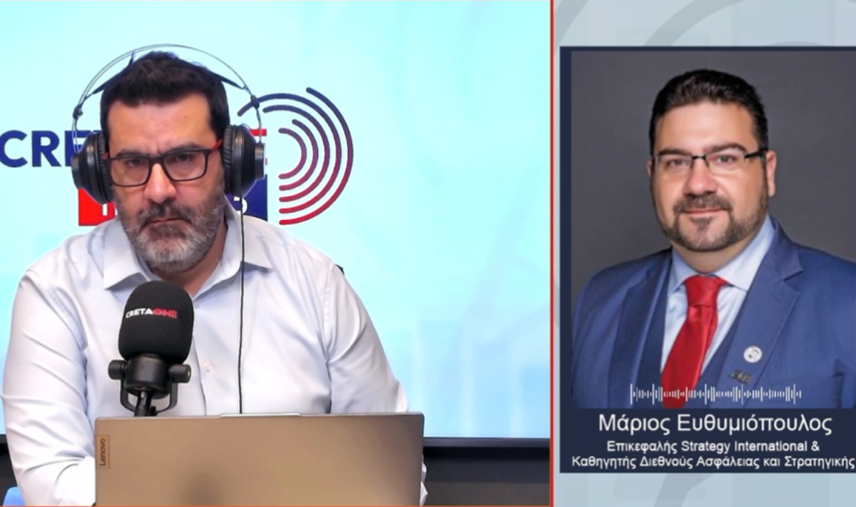 Ευθυμιόπουλος στο CretaOne 102,3: «12 μίλια τώρα και ΑΟΖ με την Κύπρο – Να περάσουμε από την παθητική διπλωματία στην πολιτική ισχύος»