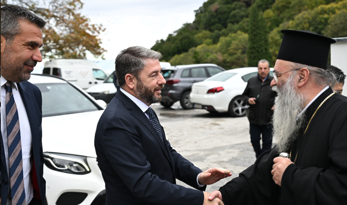 Ανδρουλάκης από Δράμα: «Να επιστρέψουν όλα τα κειμήλια της Μονής Εικοσιφοίνισσας»