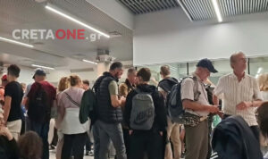 Ηράκλειο: «Χάος» στο αεροδρόμιο λόγω κακοκαιρίας – Καθυστερήσεις πτήσεων και εκατοντάδες επιβάτες σε αναμονή