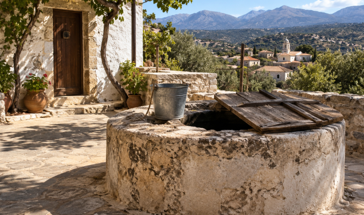 Γιατί πολλά σπίτια στην Κρήτη έχουν στέρνες; Η ιστορία πίσω από μια παλιά ανάγκη