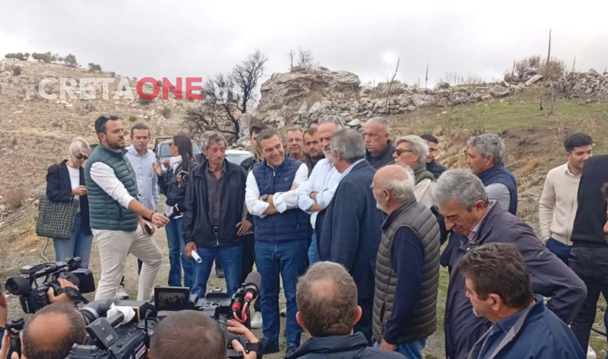 Περιοδεία Αλέξη Τσίπρα στη νότια Κρήτη με έμφαση στις πληγείσες περιοχές (φωτογραφίες)