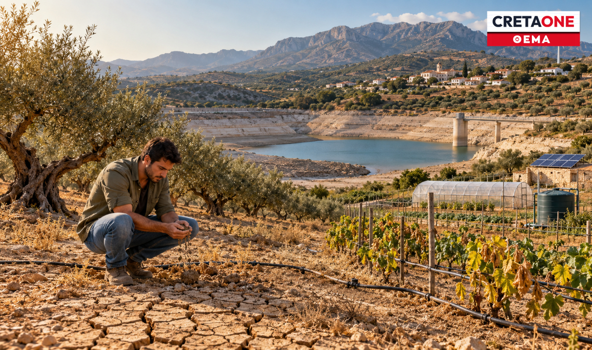 Κλιματική αλλαγή στην Κρήτη: Η λειψυδρία, οι κίνδυνοι στις καλλιέργειες και το στοίχημα της βιωσιμότητας